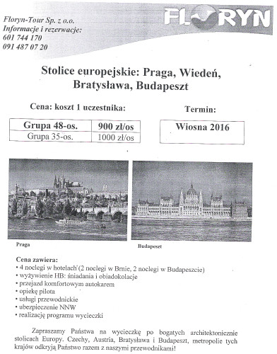 Stolice-Europejskie-PRAGA-WIEDEŃ....-392x500 Zarząd Oddziału Targówek proponuje wycieczki