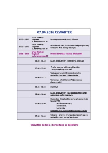 harmonogram_forum_ok-353x500 Dni Zdrowia na Targówku- 4 do 6 kwietnia 2016