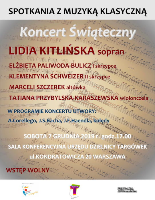 koncert-swiateczny-lidia-kitlinska-542x700 Koncert w Urzędzie Targówek