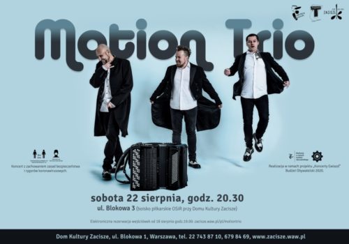 Koncert Motion Trio 22.8.20