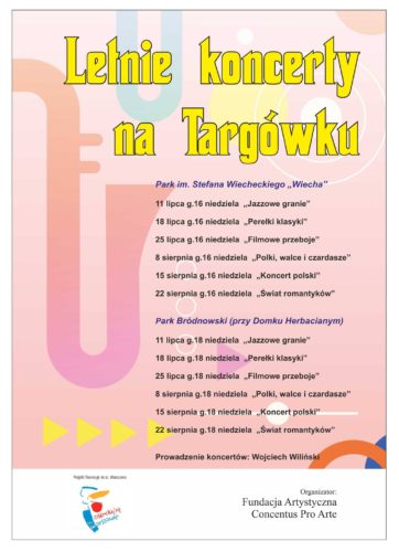 Program koncertów w Parku